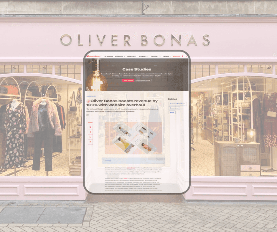 Econsultancy.com: Oliver Bonas Boosts Revenue by 109% with Website Overhaul